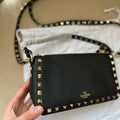 Rockstud siyah çanta
