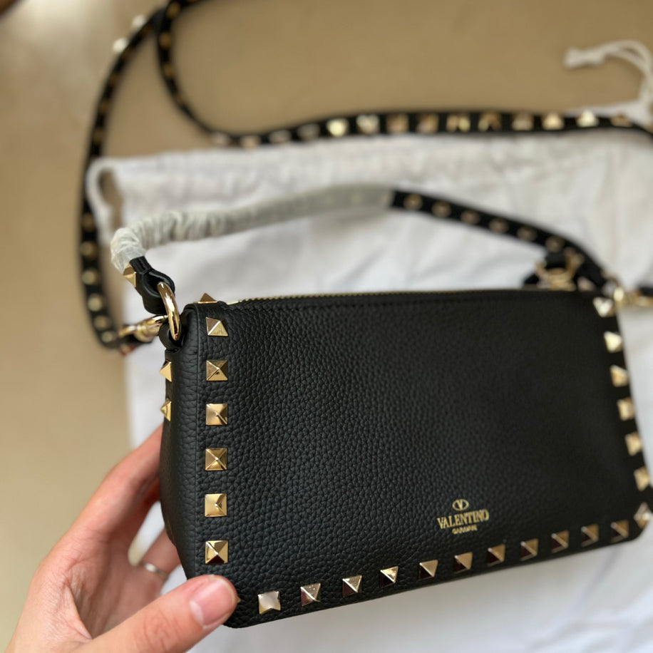 Rockstud siyah çanta