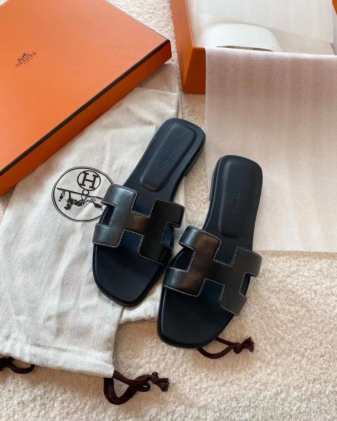 Hrmes oran sandal Siyah