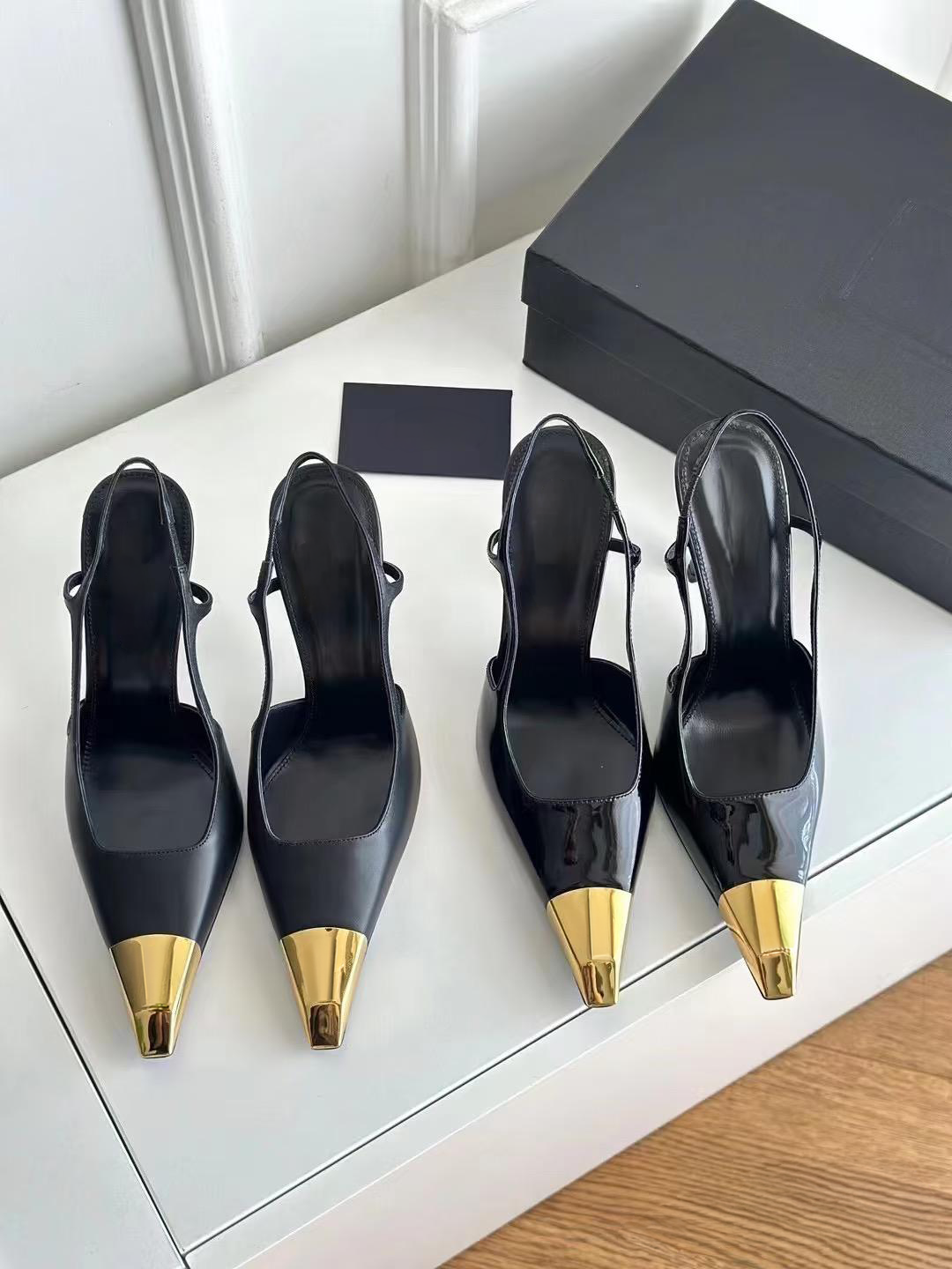 Metal Burunlu Stiletto