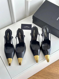 Metal Burunlu Stiletto