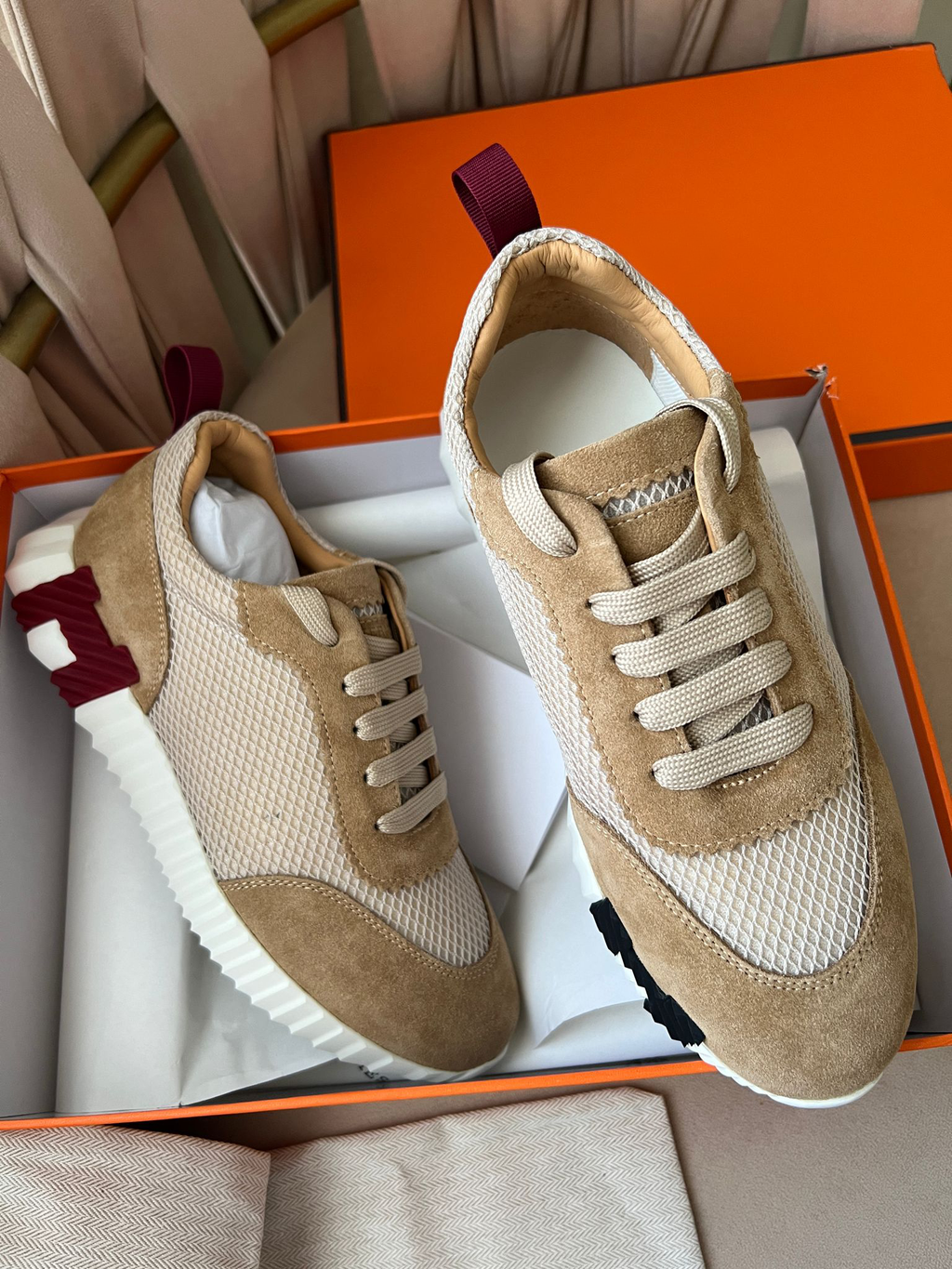 Fileli Süet Tasarım Sneaker
