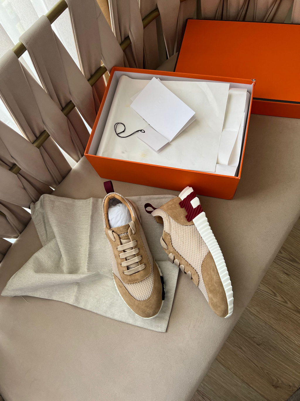 Fileli Süet Tasarım Sneaker