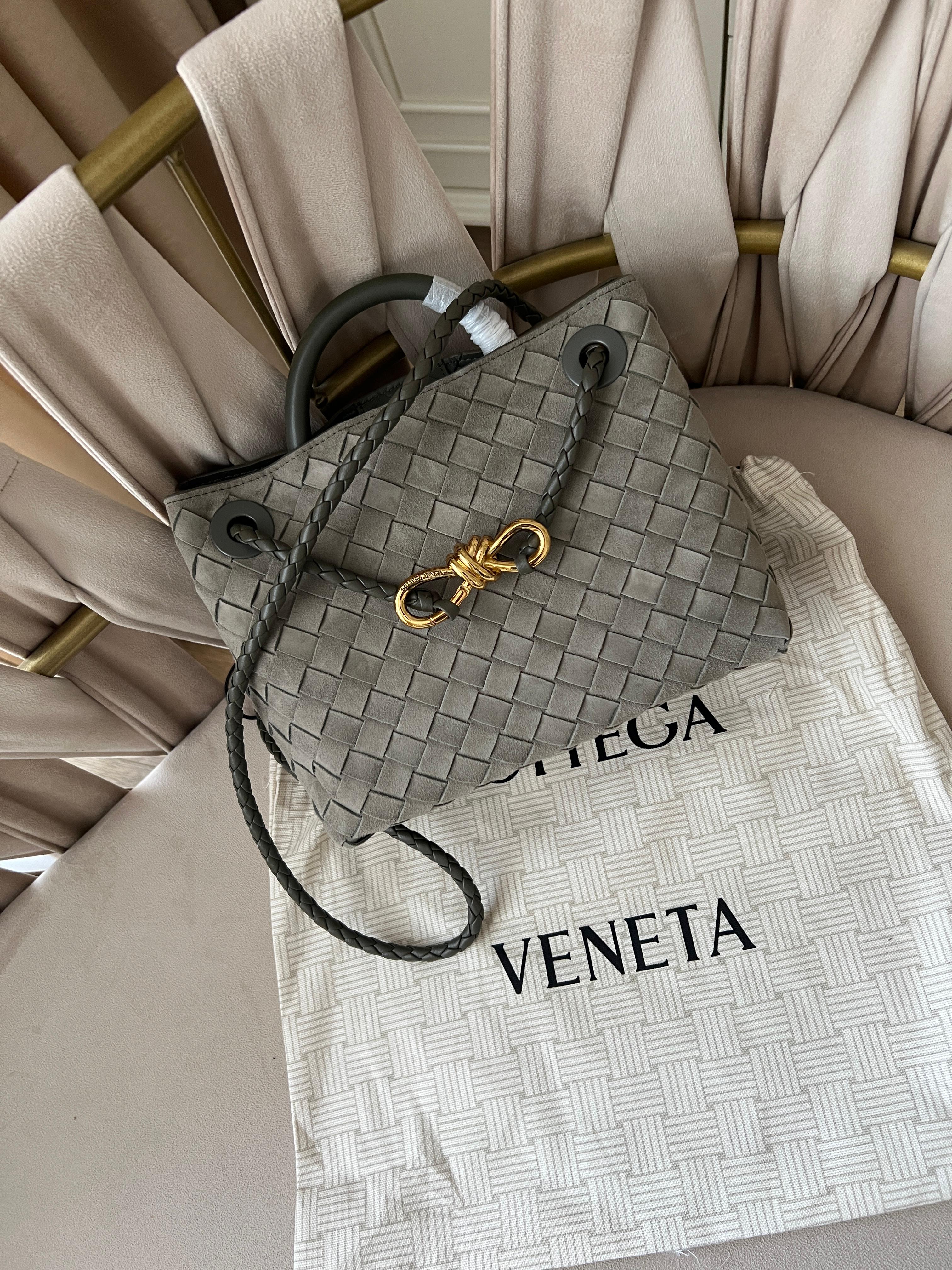 Bottega andiamo Small süet cypress renk