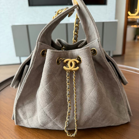 Chnel 25 suede Gri