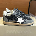 Golden sneakers