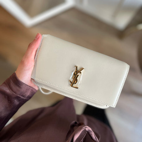Ysl Phone Bag çanta krem