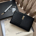 Matelasse medium clutch