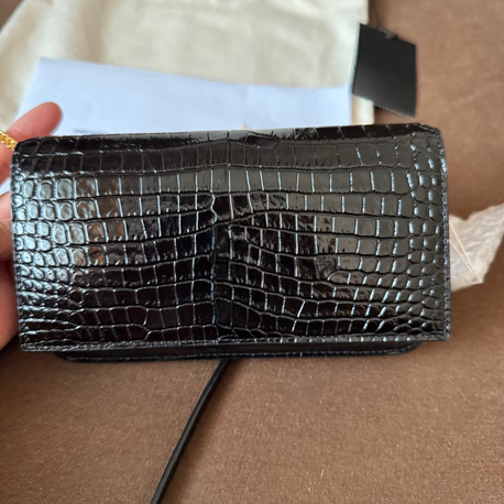 Timsah Desenli Çanta